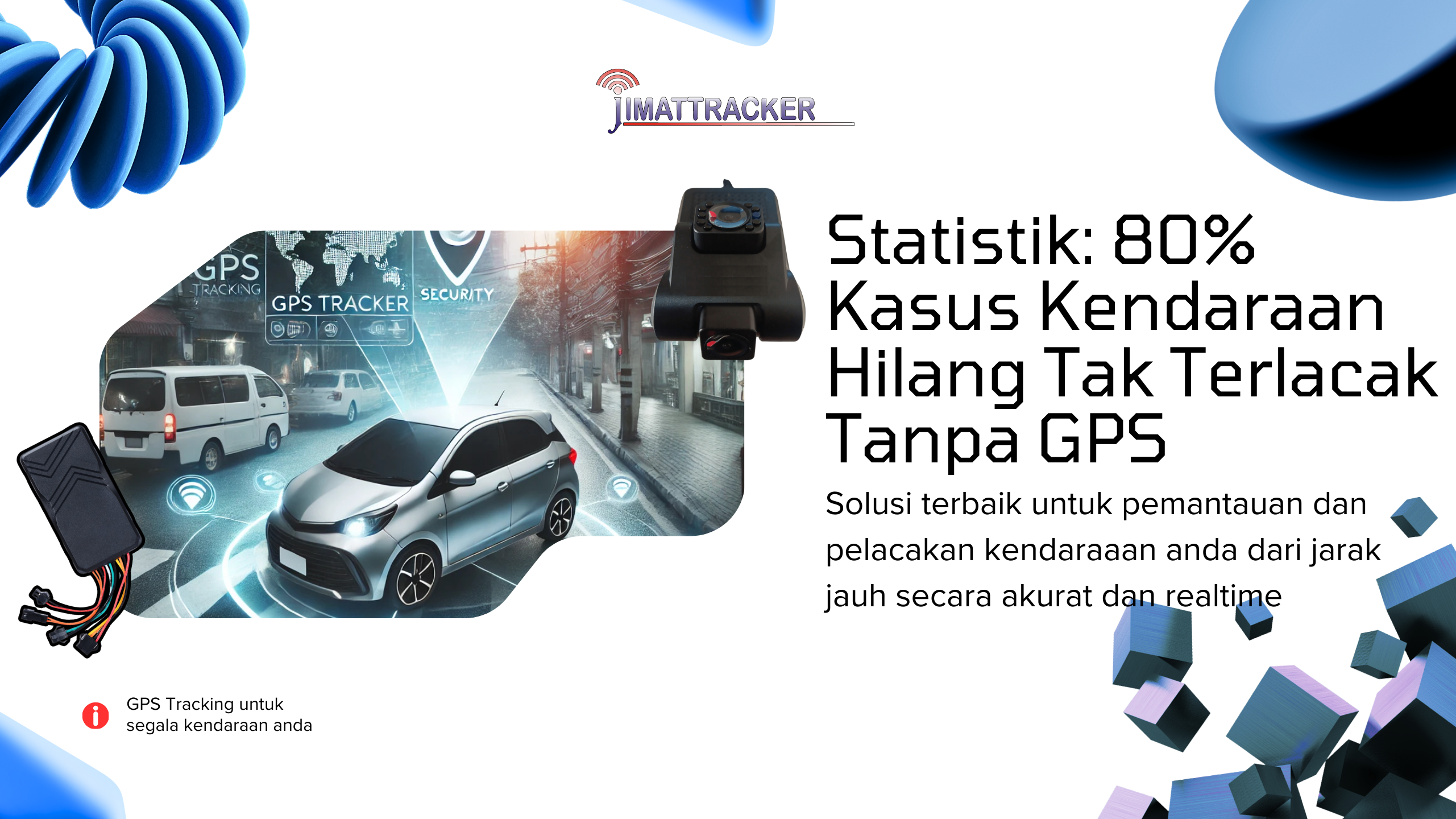 Statistik 80% Kasus Kendaraan Hilang Tak Terlacak Tanpa GPS
