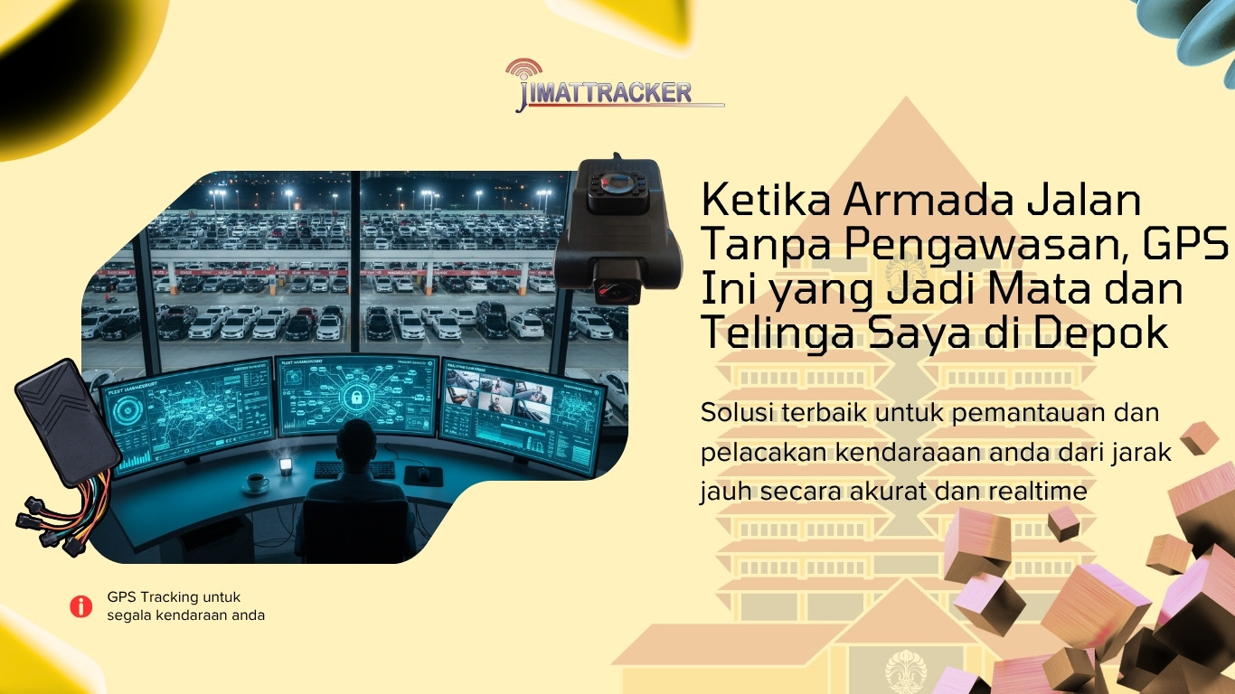 Ketika Armada Jalan Tanpa Pengawasan, GPS Ini yang Jadi Mata dan Telinga Saya di Depok