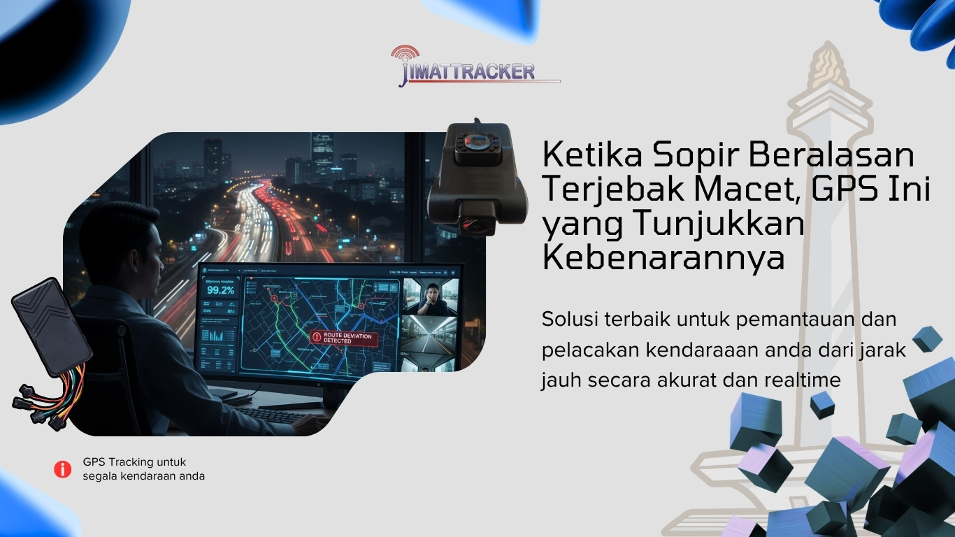 Ketika Sopir Beralasan Terjebak Macet, GPS Ini yang Tunjukkan Kebenarannya