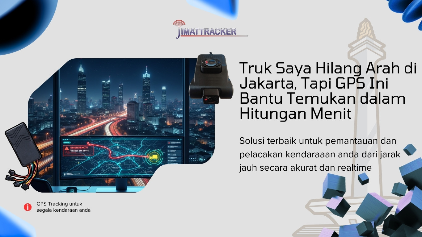 Truk Saya Hilang Arah di Jakarta, Tapi GPS Ini Bantu Temukan dalam Hitungan Menit