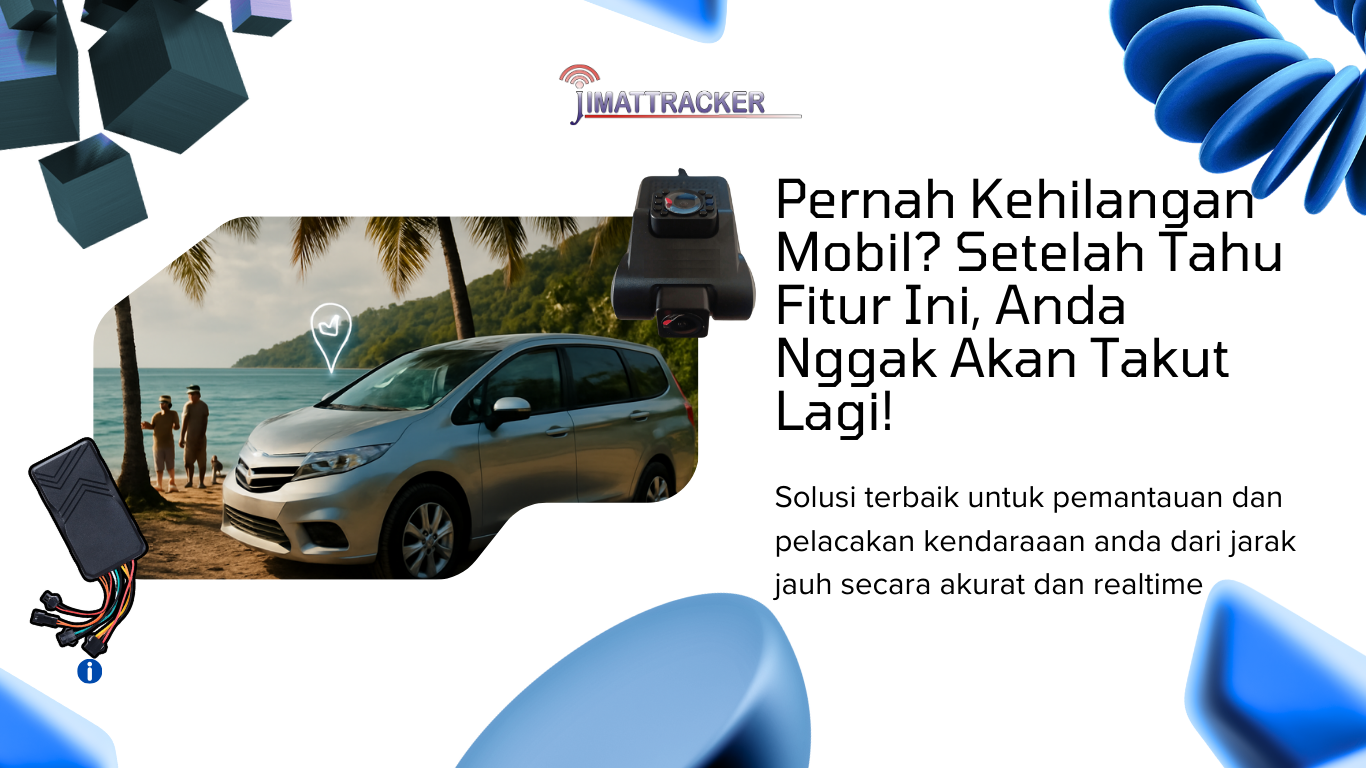GPS Tracker Mobil Jimattracker untuk pantau lokasi kendaraan real-time, fitur pelacakan rute, keamanan kendaraan, dan monitoring sopir secara akurat dengan perangkat GPS canggih