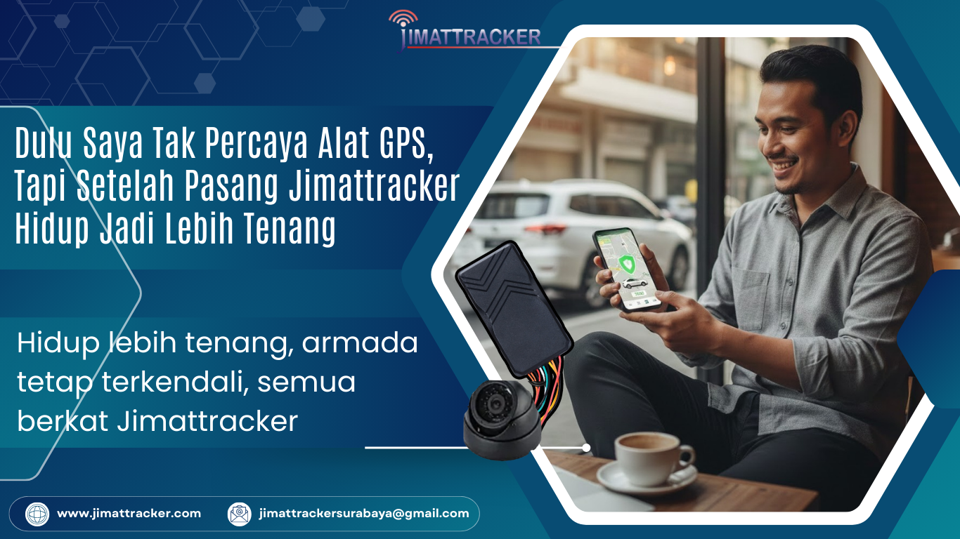 Jimattracker GPS terpercaya ; Pengawasan armada real-time ; Kendali penuh kendaraan ; GPS untuk bisnis transportasi ; Pantau armada tanpa khawatir ; Keamanan dan efisiensi armada ; GPS canggih untuk pemilik kendaraan ; Dari skeptis menjadi percaya GPS ; Sistem pelacakan kendaraan lengkap ; Hidup lebih tenang dengan Jimattracker